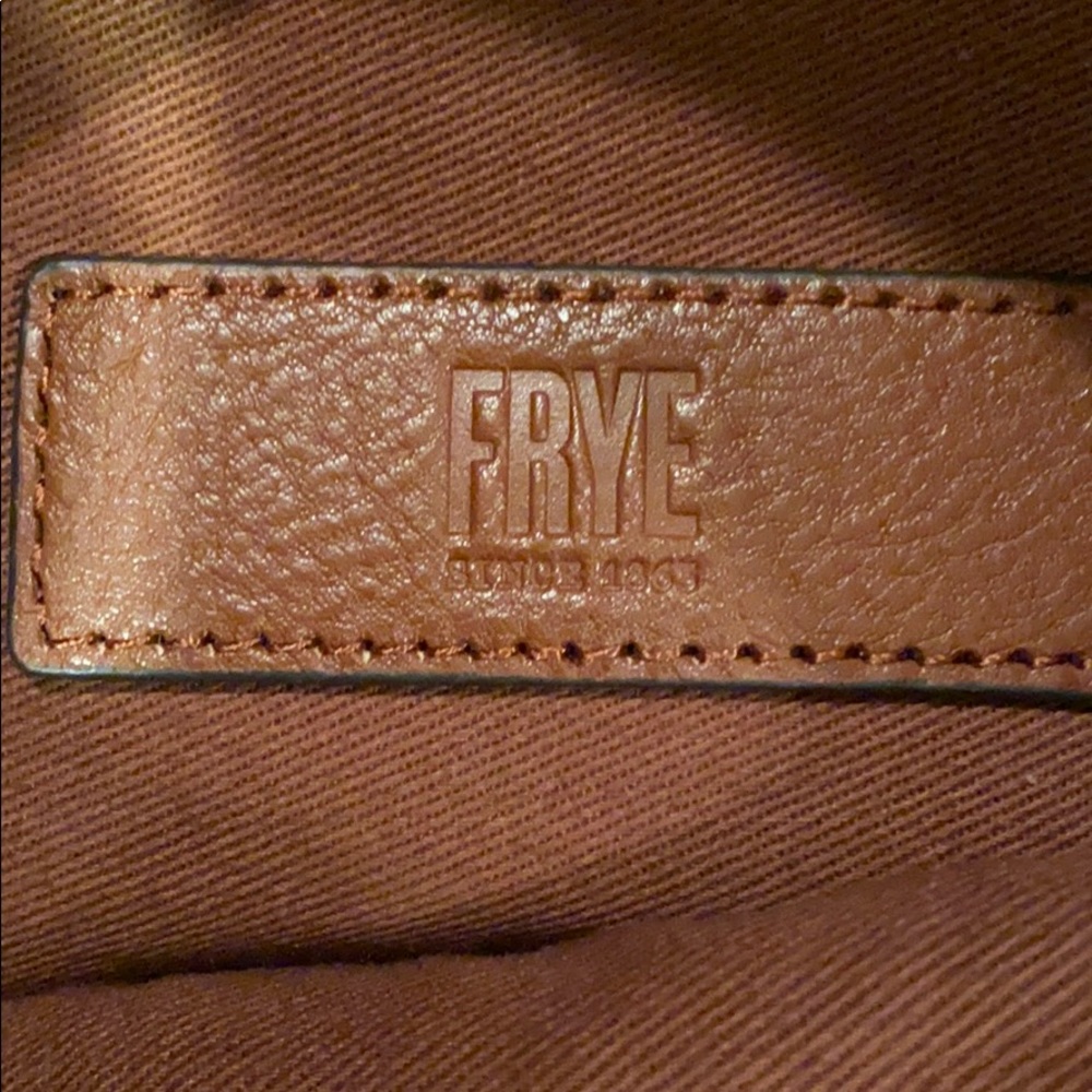 Cognac leather Frye bag, NWT - Picture 6 of 7